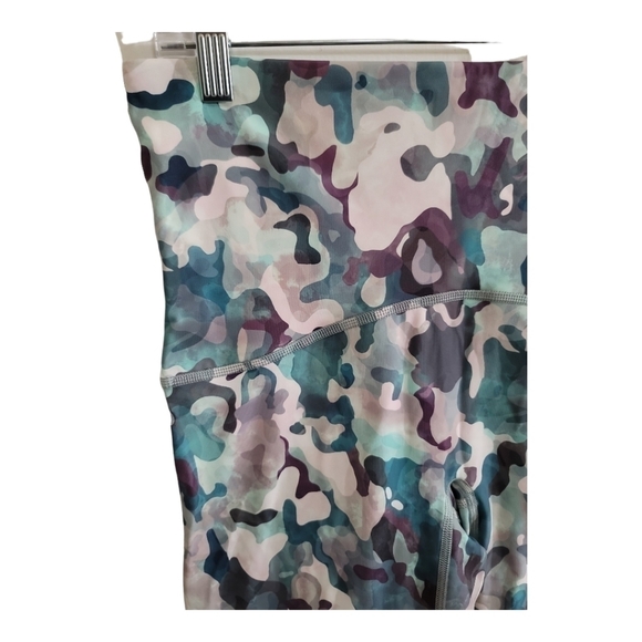 Spanx Active Printed 7/8 Legging Green Multi XL - Picture 5 of 8